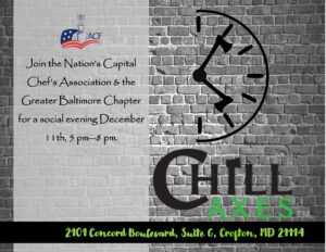 NCCA December Chapter Meeting @ Chill Axes